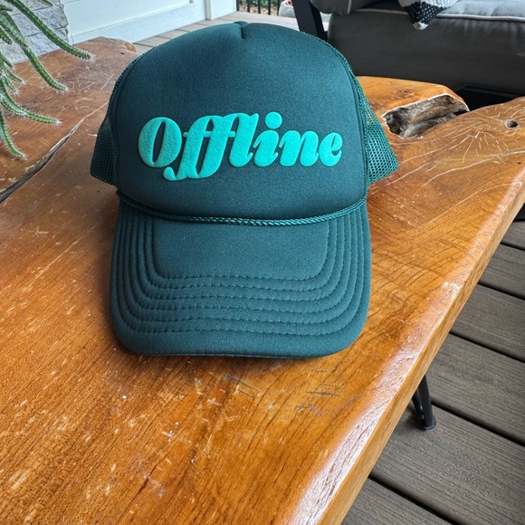 Ulta Beauty Accessories - Green 'Offline' Trucker Hat by Ulta